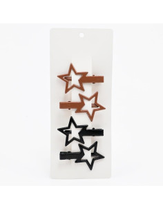 Hebillas Set x4 Star | Infinita Moda