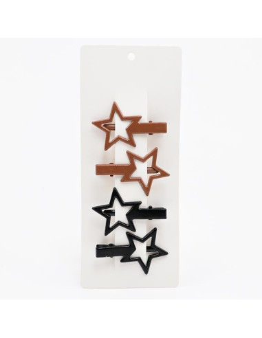 Hebillas Set x4 Star | Infinita Moda