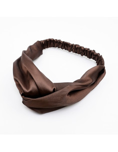 Turbante Seda Dark Cacao