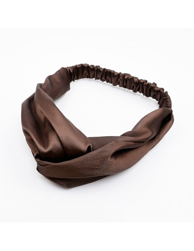 Turbante Seda Dark Cacao