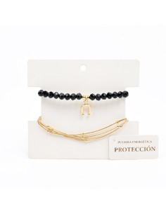 Set de Pulseras Cadena y Elástica