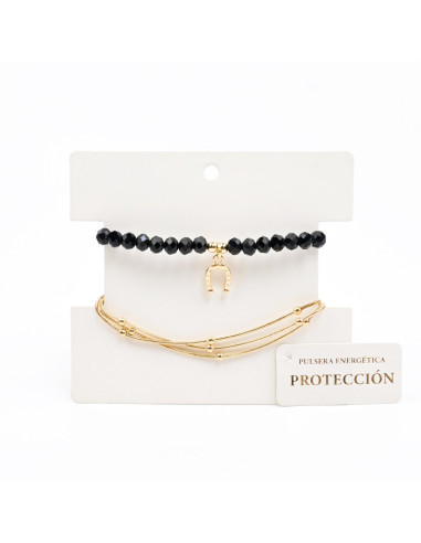 Set de Pulseras Cadena y Elástica