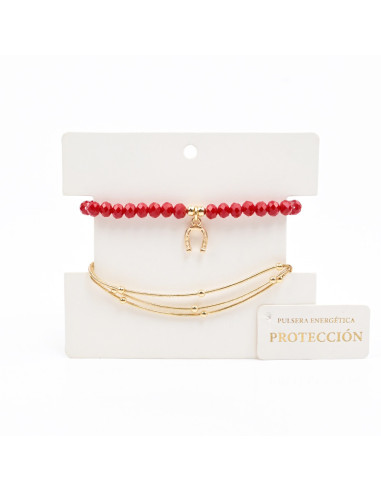 Set de Pulseras Cadena y Elástica