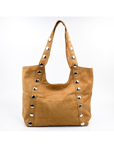 Cartera de Gamuza con Tachas