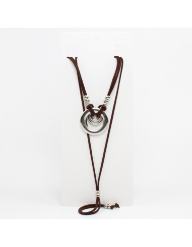 Collar corbatero Double Circles | Venta mayorista – Infinita