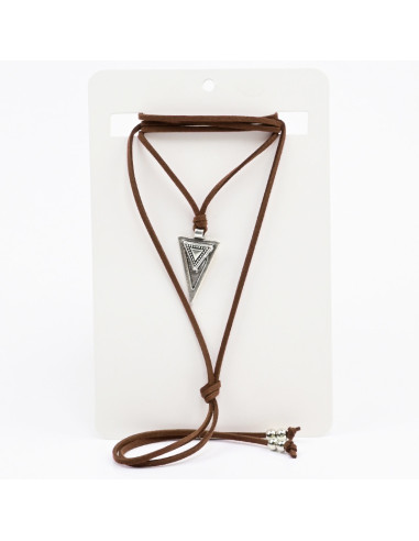 Collar de Gamuza Triangle | Infinita Moda