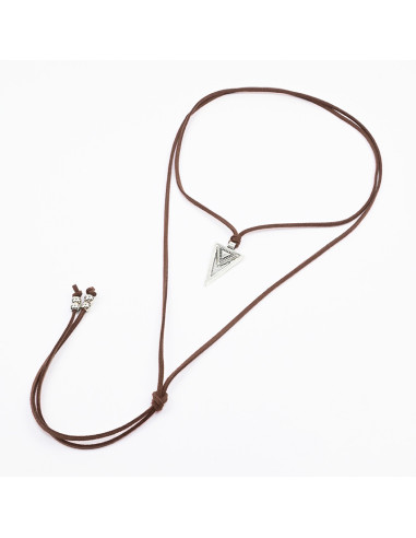 Collar de Gamuza Triangle | Infinita Moda