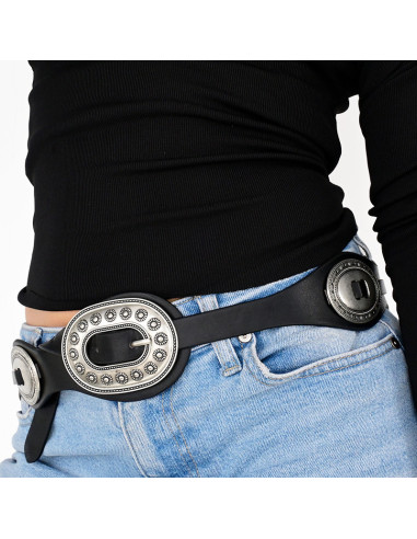 Cinturón Faja Boho Metal
