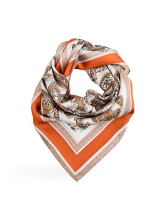 Pañuelo Orange Beige (70x70)