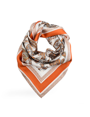 Pañuelo Orange Beige (70x70)