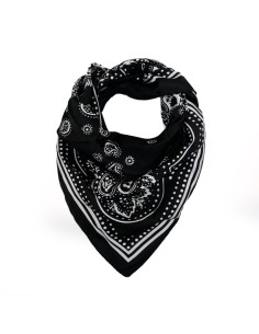 Pañuelo New Paisley Black (70x70)