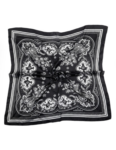 Pañuelo New Paisley Black (70x70)