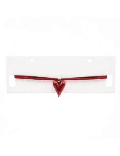 Choker de Gamuza y Acrílico | Infinita Moda