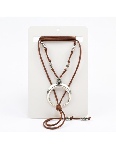 Collar de Gamuza Boho Luna | Infinita Moda