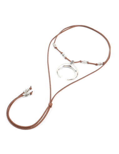 Collar de Gamuza Boho Luna | Infinita Moda