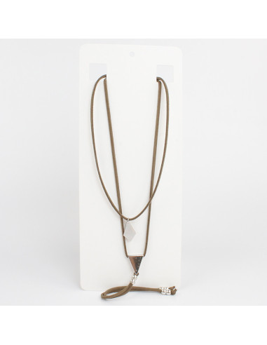 Collar Corbatero de Gamuza