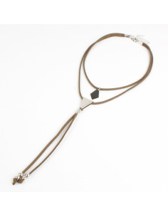 Collar Corbatero de Gamuza