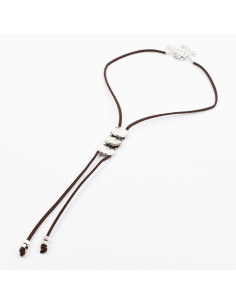Collar Corbatero de Gamuza | Infinita Moda
