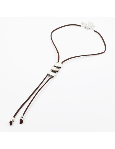 Collar Corbatero de Gamuza | Infinita Moda