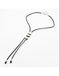 Collar Corbatero de Gamuza | Infinita Moda