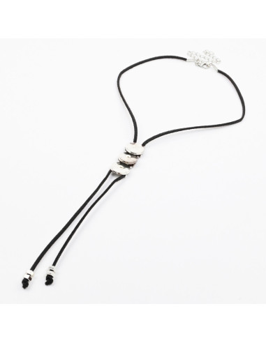 Collar Corbatero de Gamuza | Infinita Moda