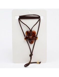 Collar de Gamuza Flower