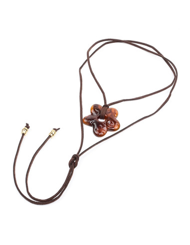 Collar de Gamuza Flower