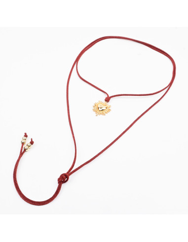 Collar de Gamuza Corazón
