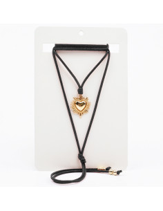 Collar de Gamuza Corazón