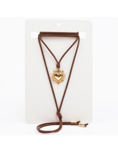 Collar de Gamuza Corazón