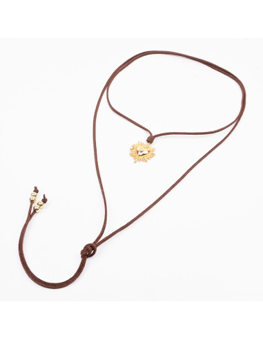 Collar de Gamuza Corazón