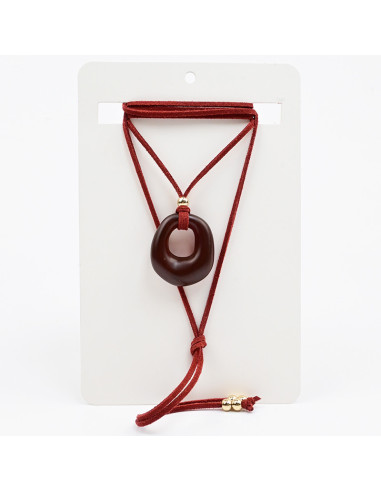 Collar Orgánico de Gamuza | Infinita Moda