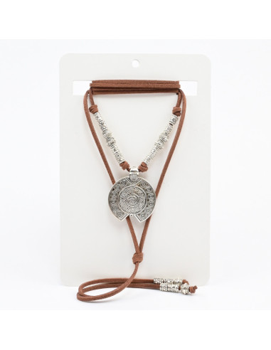 Collar de Gamuza y Dije