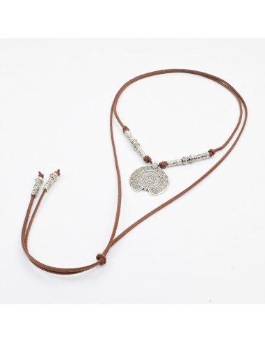 Collar de Gamuza y Dije