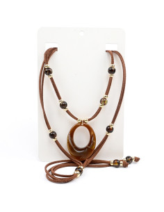Corbatero de Gamuza Boho | Infinita Moda