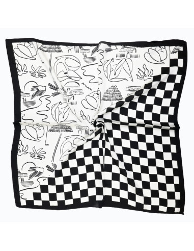 Pañuelo Square Black (70x70)