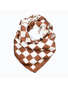 Pañuelo Square Brown (70x70)