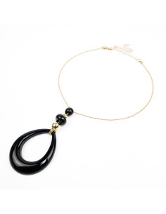 Collar de Cadena y Acrílico