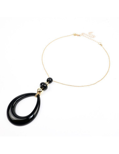 Collar de Cadena y Acrílico