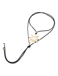 Collar Corbatero de Gamuza | Infinita Moda