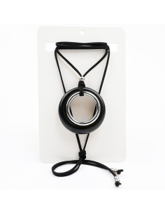 Collar de Gamuza y Dije Acrílico
