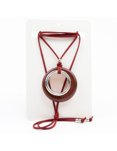 Collar de Gamuza y Dije Acrílico