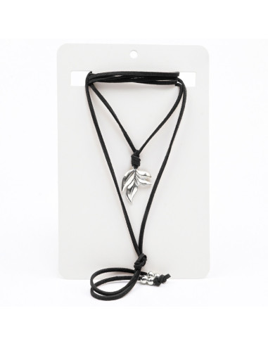 Collar de Gamuza Leaf | Infinita Moda