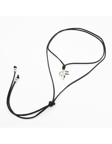 Collar de Gamuza Leaf | Infinita Moda
