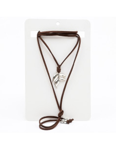 Collar de Gamuza Leaf | Infinita Moda