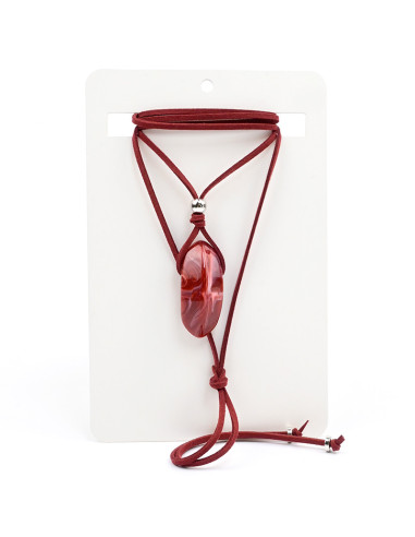 Collar de Gamuza Marmolado | Infinita Moda