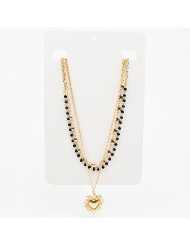 Collar Triple de Cadenas | Infinita Moda