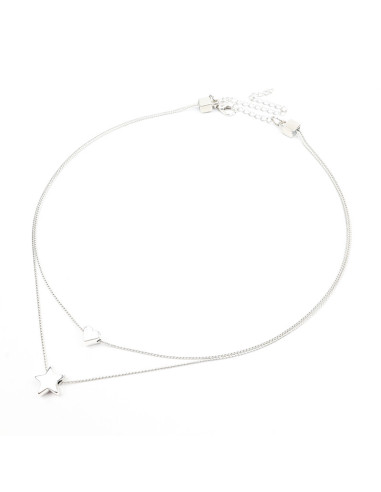 Collar Doble Cadenas | Infinita Moda