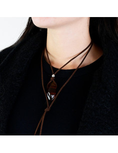 Collar de Gamuza Marmolado | Infinita Moda