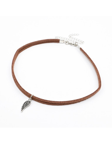 Choker de Gamuzas y Dije